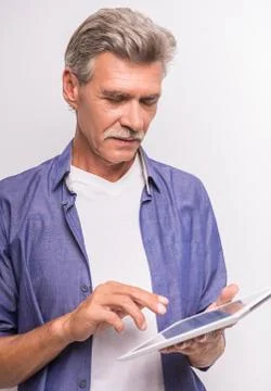Senior man Foto stock