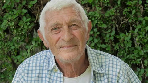Senior man portrait Stock Footage 54111775