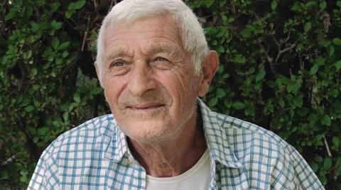 Senior man portrait Stock Footage 54112239