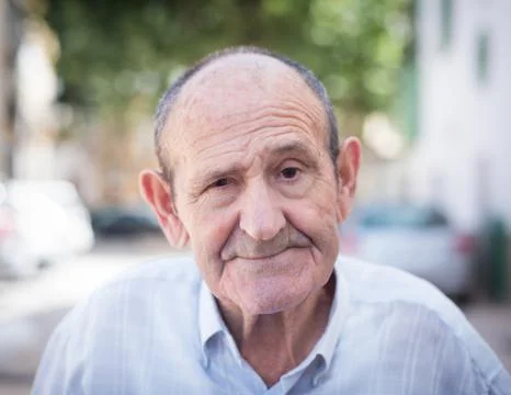 Senior man portrait Stock Photos
