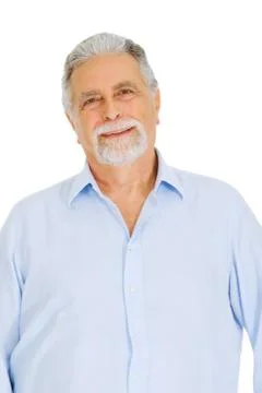 Senior man smiling Stock Photos