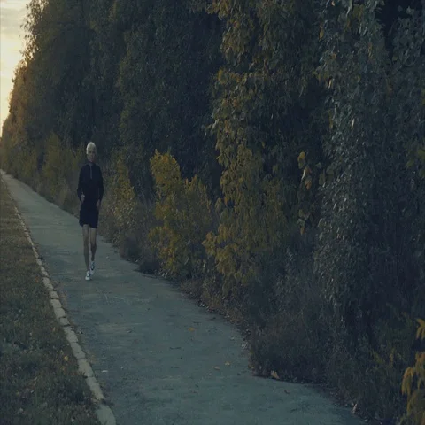 Senior Men Jogging on Sunset 스톡 동영상 69305840