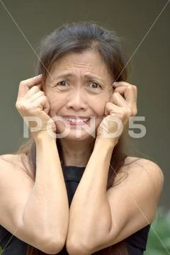 Senior Minority Gramma With Alzheimers Stock Photos