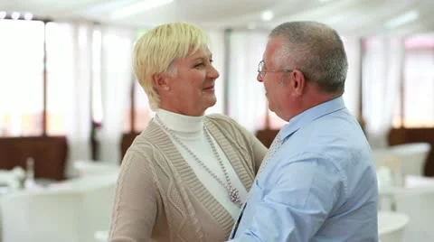 Senior pastime Stock Footage