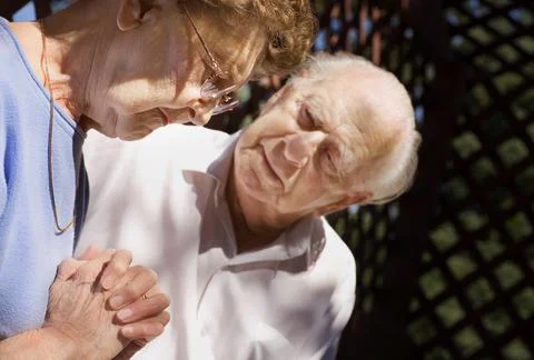 Senior Prays Stock Photos