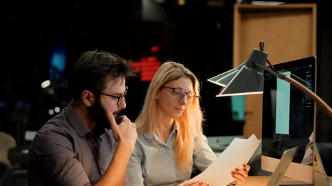 Senior Programming On Laptop.Girl Software Developer Coding App Stock Footage 149978171