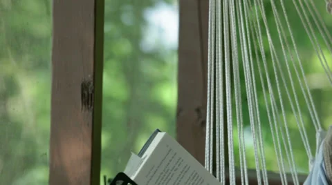 Senior reading book Stock-Footage 34508484