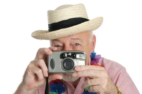 Senior Shutterbug Stock Photos