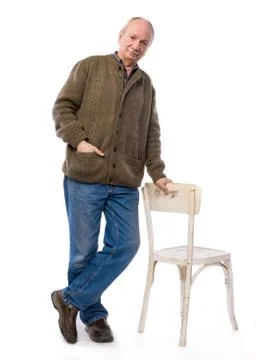 Senior smiling man 스톡 사진