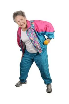 Senior Stretching Stock Photos
