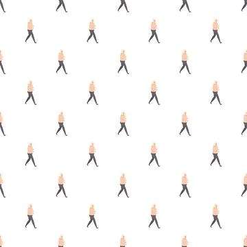Senior woman jogging pattern active lifestyle illustration Stock-Illustration