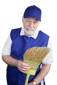 Senior Worker - Disappointment Stock Photos