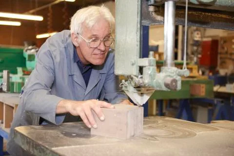 Senior worker Stock Photos