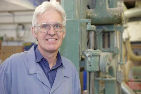 Senior worker Stock Photos