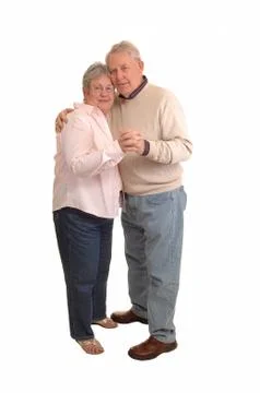 Seniors dancing. Stock Photos