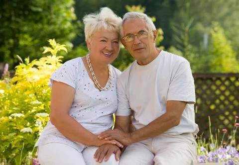 Seniors Stockfoto's