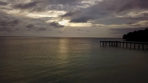 Senja di Kaimana Stock Footage 127615853