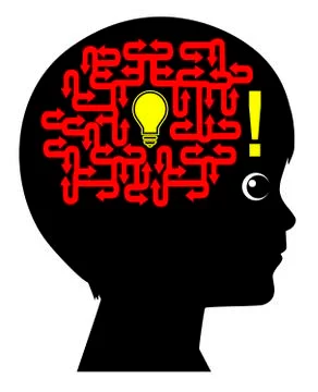 Sense of Achievement for Kid Stock Illustration