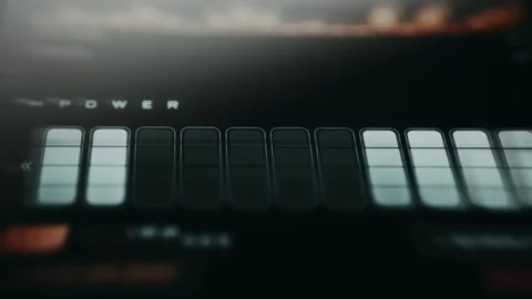 Sensitive Files List Cinematic Screen Detail Stock Footage 336364777