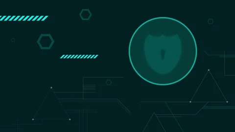 Sensitive information data advance safety cybersecurity system protection Stock Footage 306399182