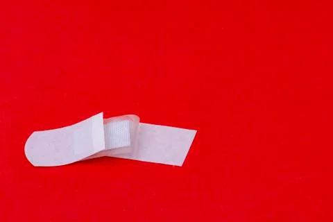 Sensitive patch ready to stick - first aid Stock Photos