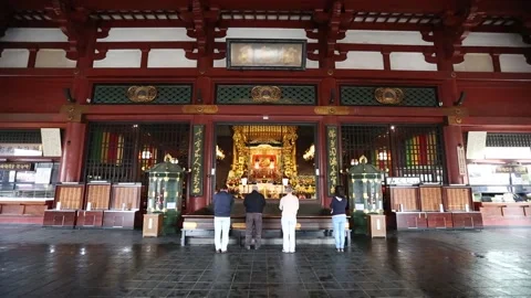 Senso-ji Stock Footage 203854334