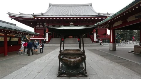 Senso-ji Stock Footage 203854388