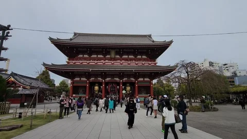 Sensoji Temple 1 Video stock 249333697