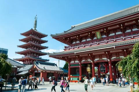 Sensoji temple Stock Photos