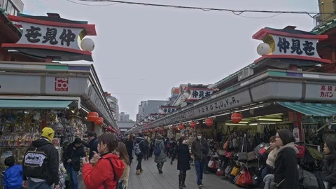 Sensoji temple, Tokyo Stock Footage 109037111