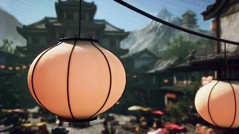 Sensoju Temple with dramatic sky and Tokyo skytree inTokyo, Japan Stock Illustration