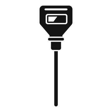 Sensor device ph icon simple vector. Level ph meter Illustrazione stock
