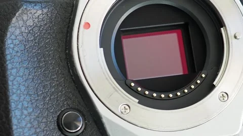 Sensor of a digital camera 3 Stock Footage 228656815