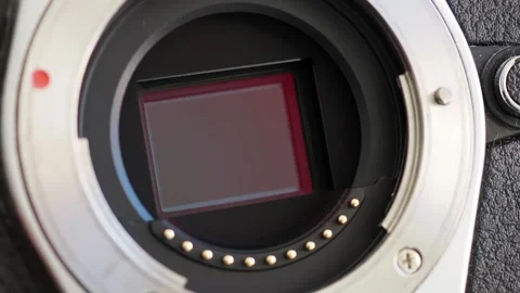 Sensor of a digital camera 5 Stock Footage 228656820