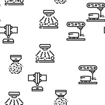 Sensor Electronic Tool Vector Seamless Pattern Stock-Illustration