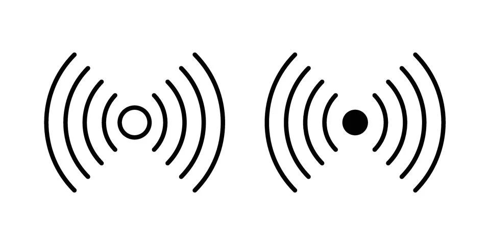 Sensor icon Illustration set. Vector Eps10 for apps Stock Illustration