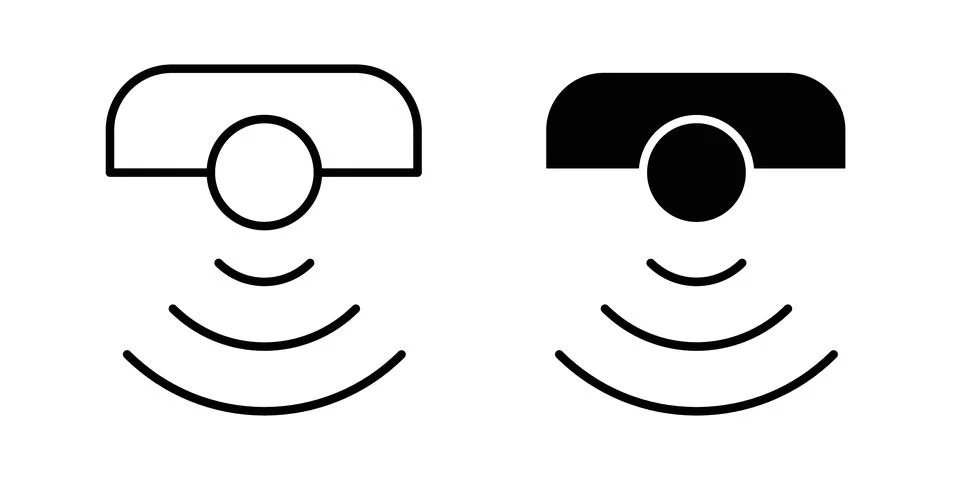 Sensor icon vector editable eps10 Stock Illustration