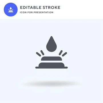 Sensor icon vector, filled flat sign, solid pictogram isolated on white, logo Stock Illustration