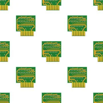 Sensor pattern seamless vector Stockillustratie