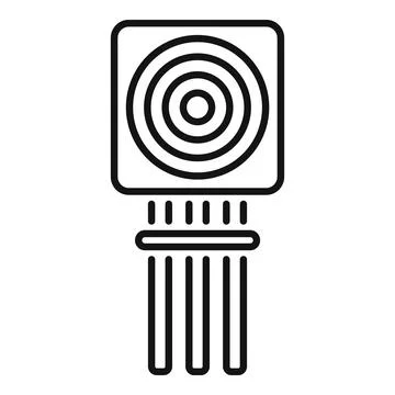 Sensor sending data, wireless technology connecting devices Stock Illustration