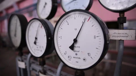 Sensor on the soviet power station Stock Footage 51567310