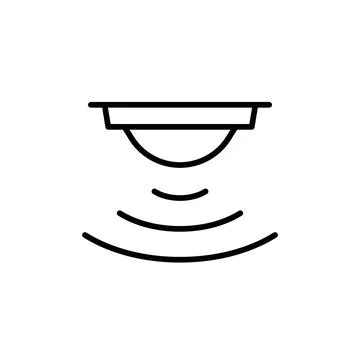 Sensor Technology Icon for Smart Devices and IoT Solutions Stock Illustration