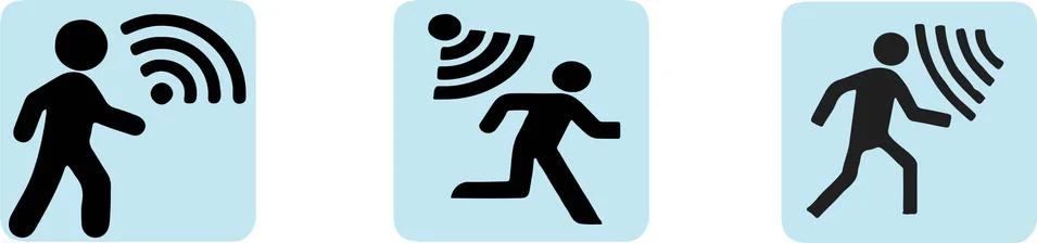 Sensor tool icon on white background Stock Illustration