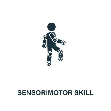 Sensorimotor Skill icon. Premium style design from artificial intelligence icon Stock Illustration