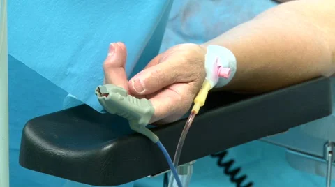 Sensors on the hand. Stock Footage 68143572