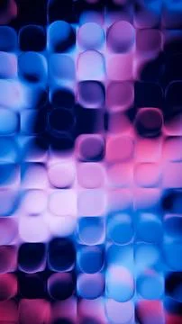 Sensory bubble grid background with soft colorful buttons. Stock Illustration