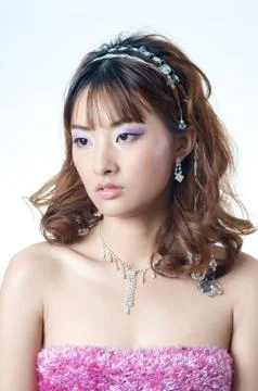 Sensual chinese model Stock Photos