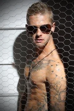 Sensual man Foto stock