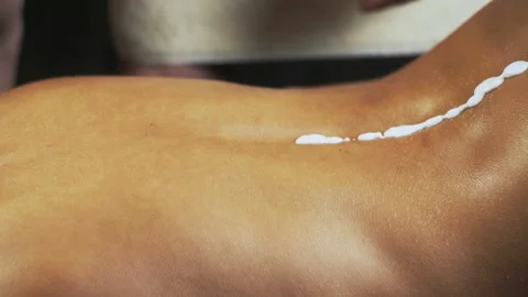 Sensual massage sexy naked body. Naked b... Stock Video Pond5