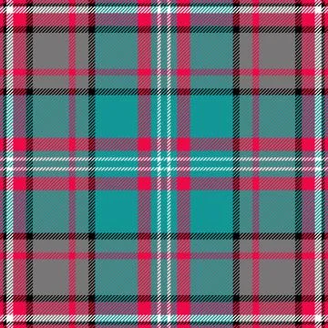 Sensual seamless check texture, chinese new year textile tartan vector. Tre.. Stock Illustration